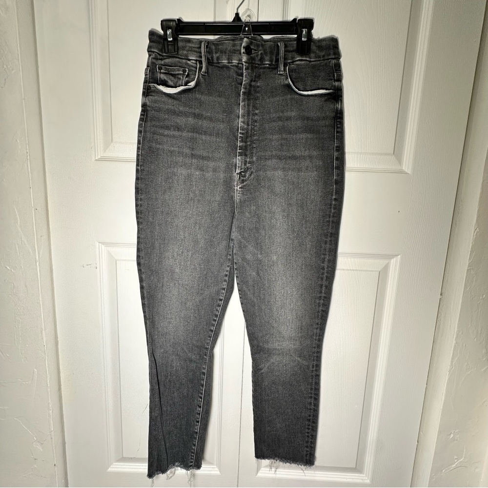 MOTHER The Tippy Top Looker Jeans The Night is Watching Faded Black Women's 33